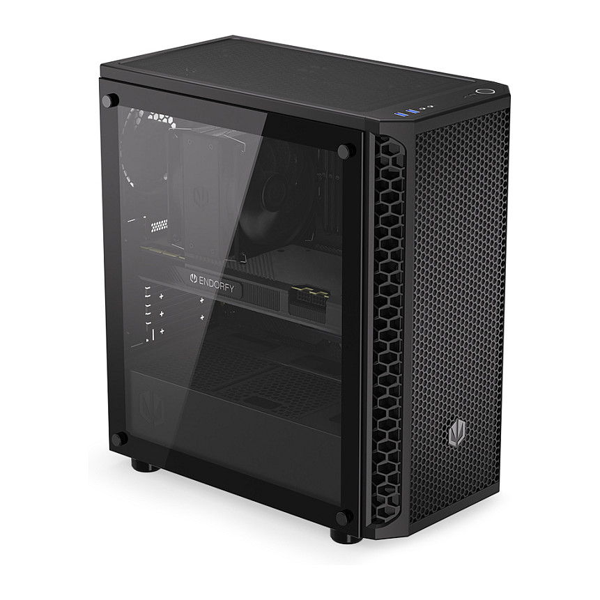 Kasë PC ENDORFY Signum 300 Air / Tower / ATX / 3x 120mm + 1x 120mm Fan / Tempered Glass - Zezë - 5