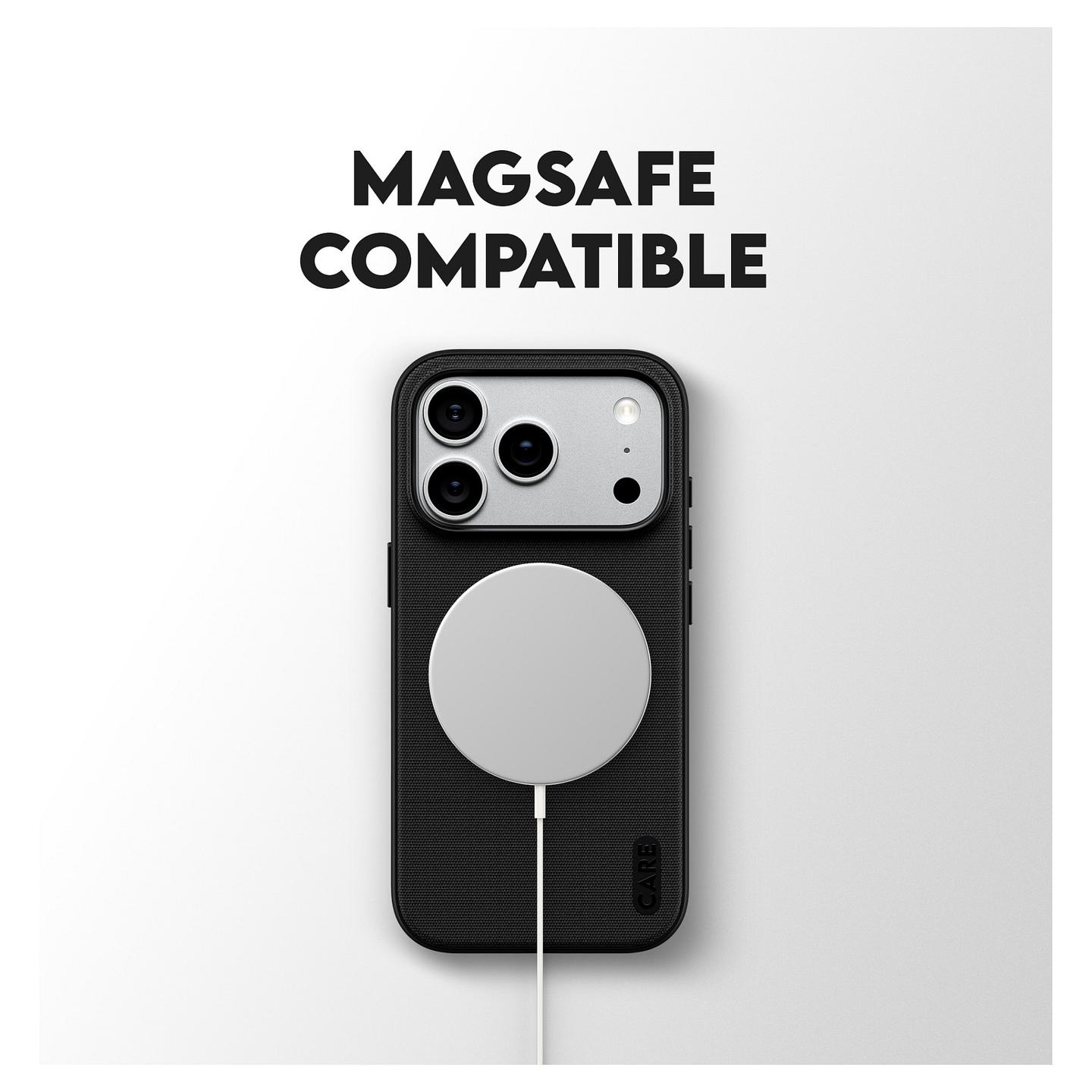 Aksesorë për telefon PanzerGlass CARE Fusion Fabric / iPhone 17 Pro / iPhone 18 Pro / MagSafe / Tekstil - Zezë - 9