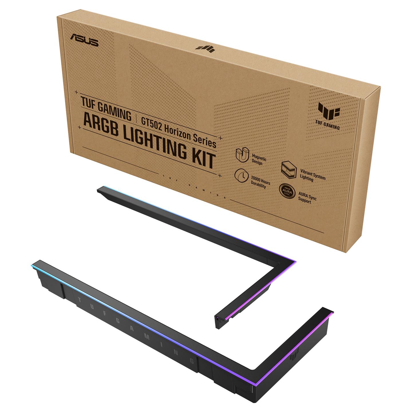 Aksesor për kasë ASUS TUF Gaming GT502 Horizon, ARGB Lighting Kit, Aura Sync, montim magnetik - Zezë - 9