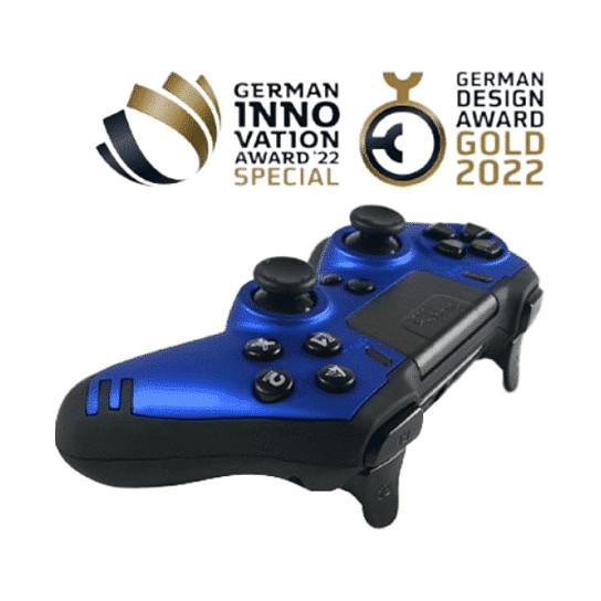 Kontroller për Sony Steelplay Slim Pack JVAMUL00153, Wireless, 2.4GHz, PS3, PS4 – Blu/Zezë - 5