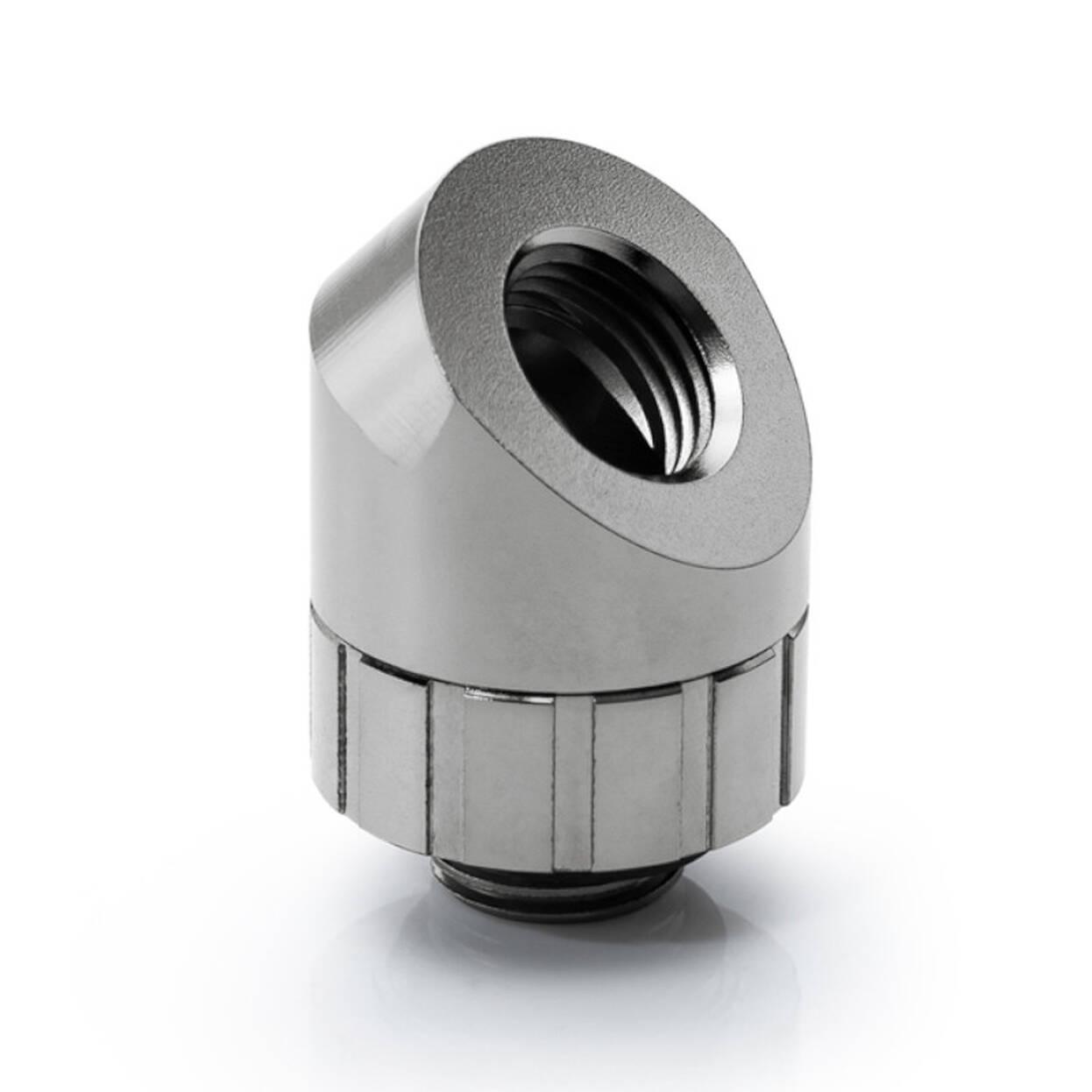 Adapter për Ftohje Bitspower Artemis, 45°, G1/4" Mashkull në G1/4" Femër, Rrotullues - Hiri