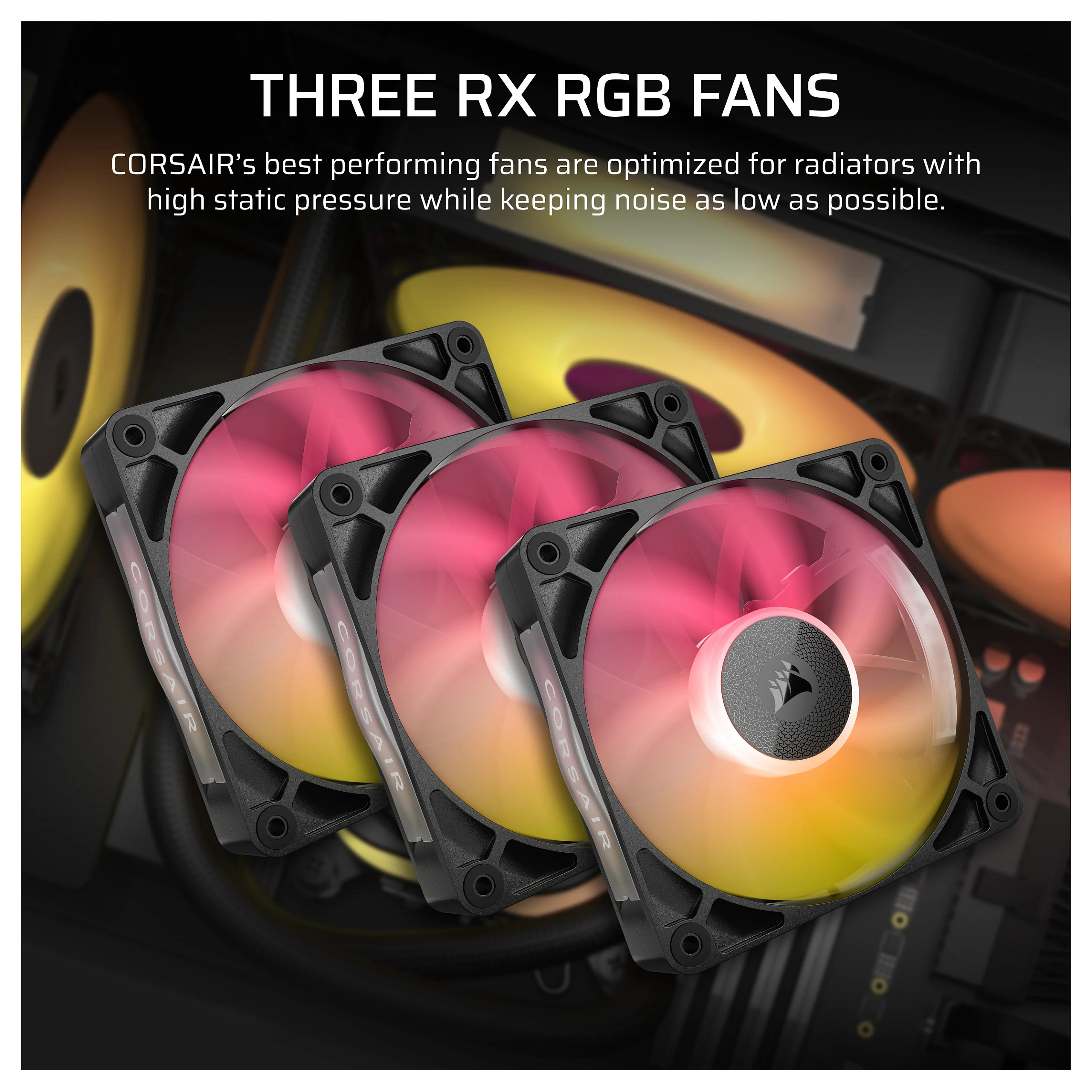 Ftohës për Procesor Corsair iCUE LINK TITAN RX RGB / AIO / 240mm / 2x120mm / RGB - Zezë - 8