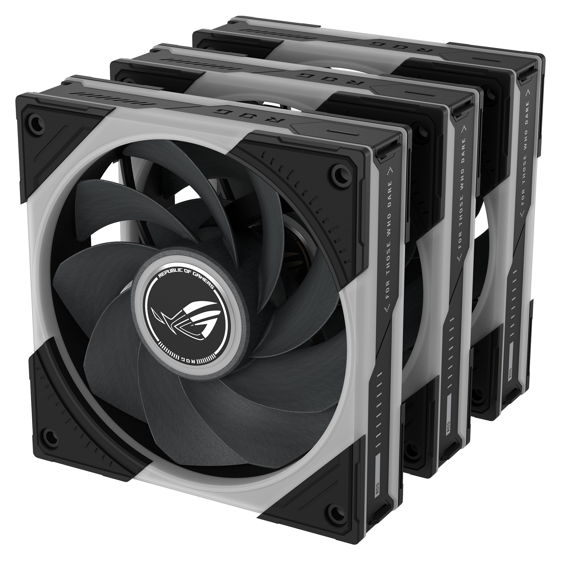 Ftohës për Kasë ASUS ROG Eurux GR120 ARGB Reverse / 120mm / 30mm / PWM / 2200 RPM / 70 CFM / ARGB / 3-Pack / ROG Hub – Zezë/Kuqe/Bardhë - 31