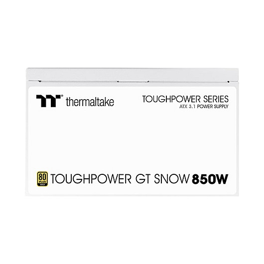 Furnizues Energjie Thermaltake Toughpower GT Snow / 850W / ATX 3.1 / 80 PLUS Gold / Fully Modular - Bardhë - 6