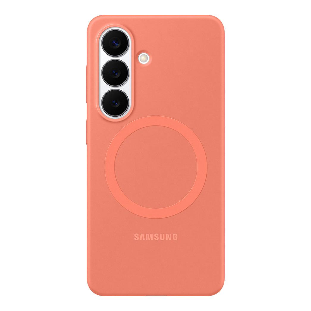Aksesorë për telefon Samsung Silicone Magnet Case / Galaxy S26 / Silikon / Magnet i Integruar - Portokalli