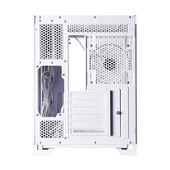 Kasë PC Chieftec Visio GM-30W-TG-OP / Cube / ATX / 3x 120mm ARGB + 2x 120mm ARGB Fan / Tempered Glass / Dual Chamber / 360mm Radiator - Bardhë - 6