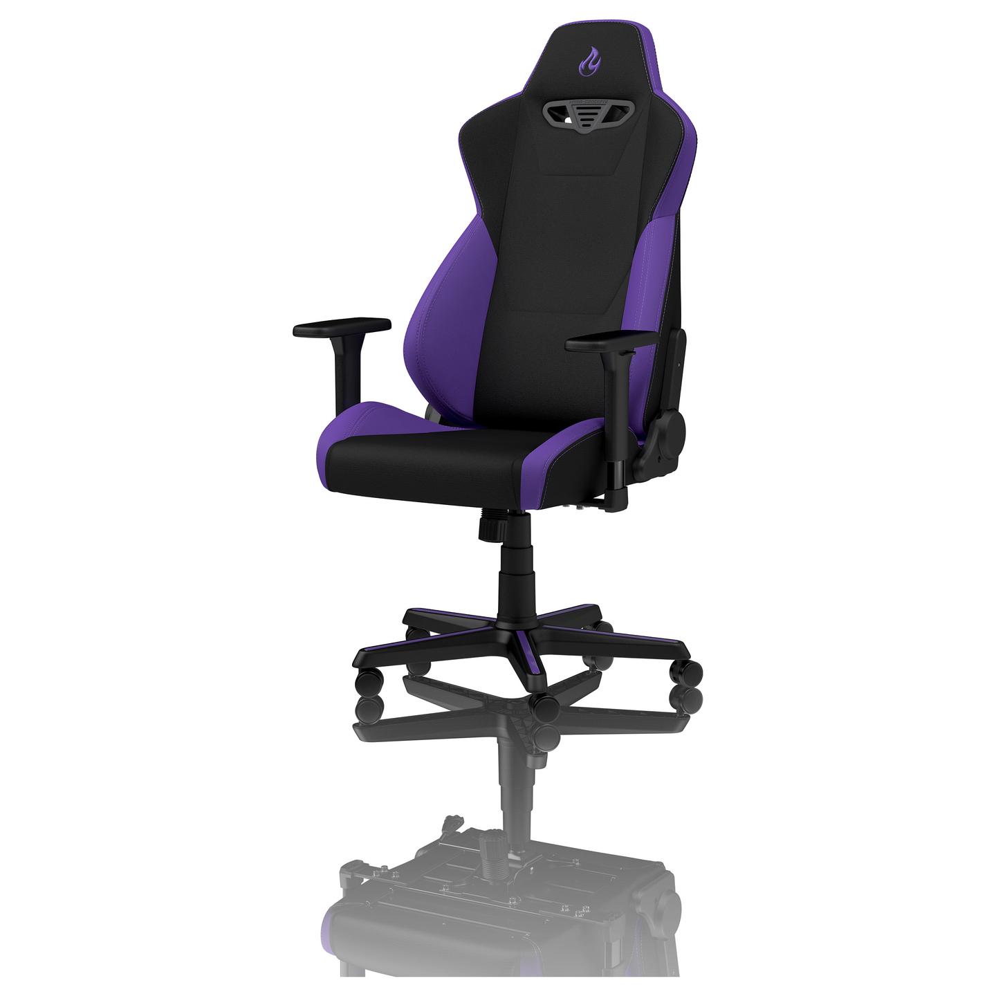 Karrige Gaming Nitro Concepts S300 / Mbështetëse krahu 3D / Mbështetëse koke / Mbështetje për mes / 135 kg – Vjollcë/Zezë - 2