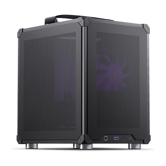 Kasë PC JONSBO C6 Handle / Mini Tower / Micro-ATX / Mini-ITX / Mesh - Zezë - 8