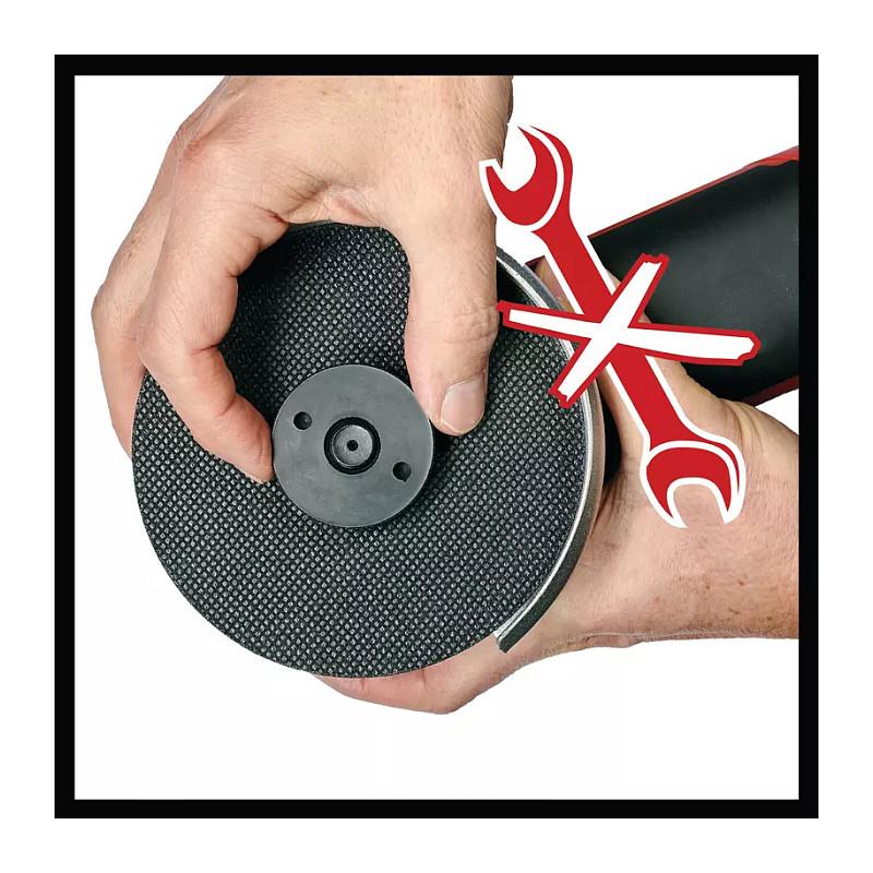 Grirëse Këndore me Bateri Einhell TE-AG 18/115 Q Li Solo, 18V, 115mm, 8500rpm, 28mm - Kuqe/Zezë - 4
