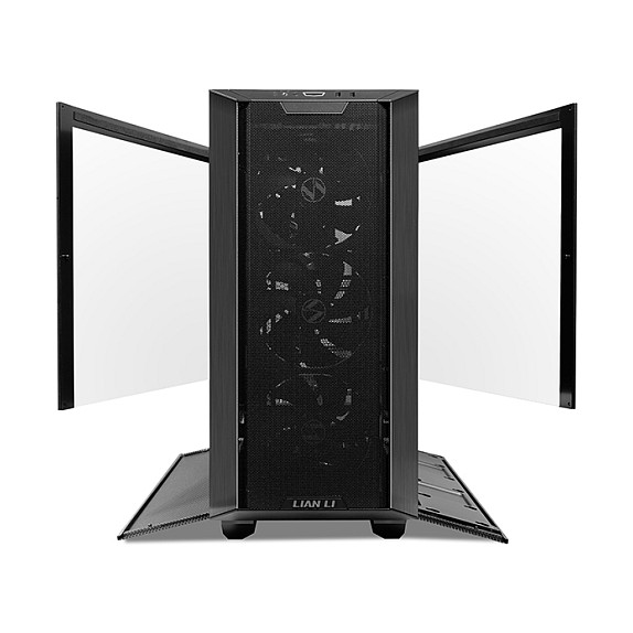 Kasë Lian Li LANCOOL III RGB / Midi Tower / E-ATX / 4x 140mm PWM ARGB Fan / Tempered Glass - Zezë - 4