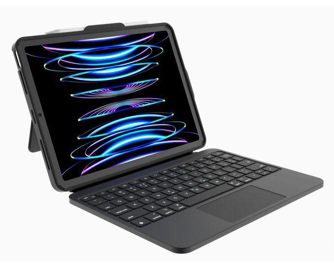 Aksesor për tablet DEQSTER Prime Keyboard / iPad Air 13" / M2-M3 / USB-C / 2x USB-C / Trackpad / Water-Resistant - Zezë - 4