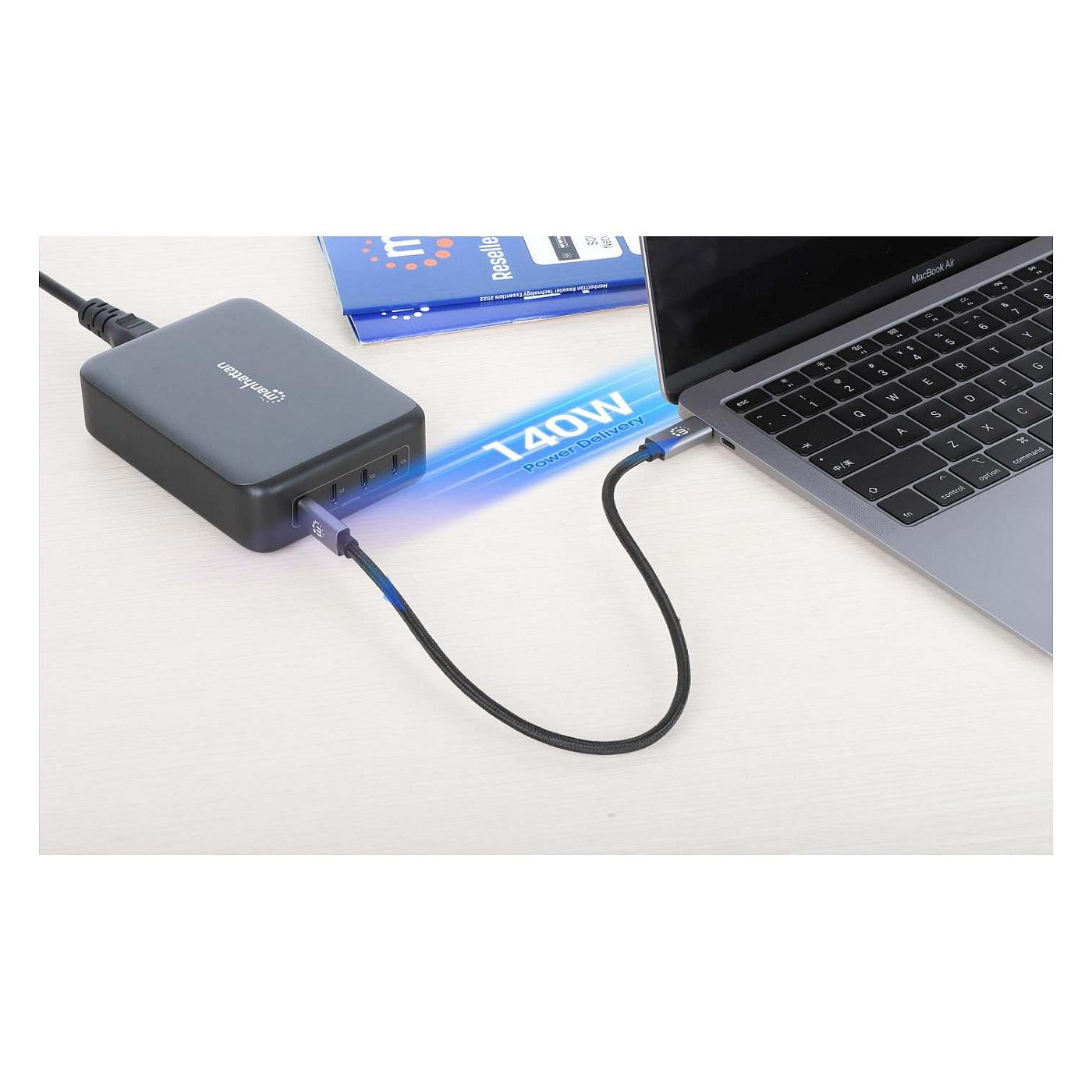 Karikues Manhattan 102667, GaN, 4x USB-C, Power Delivery 3.1, 240W - Zezë - 10
