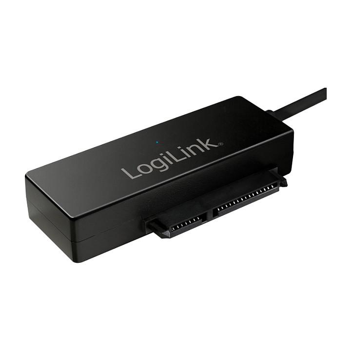 Adapter USB 3.0 në SATA LogiLink me OTB - Zezë - 2