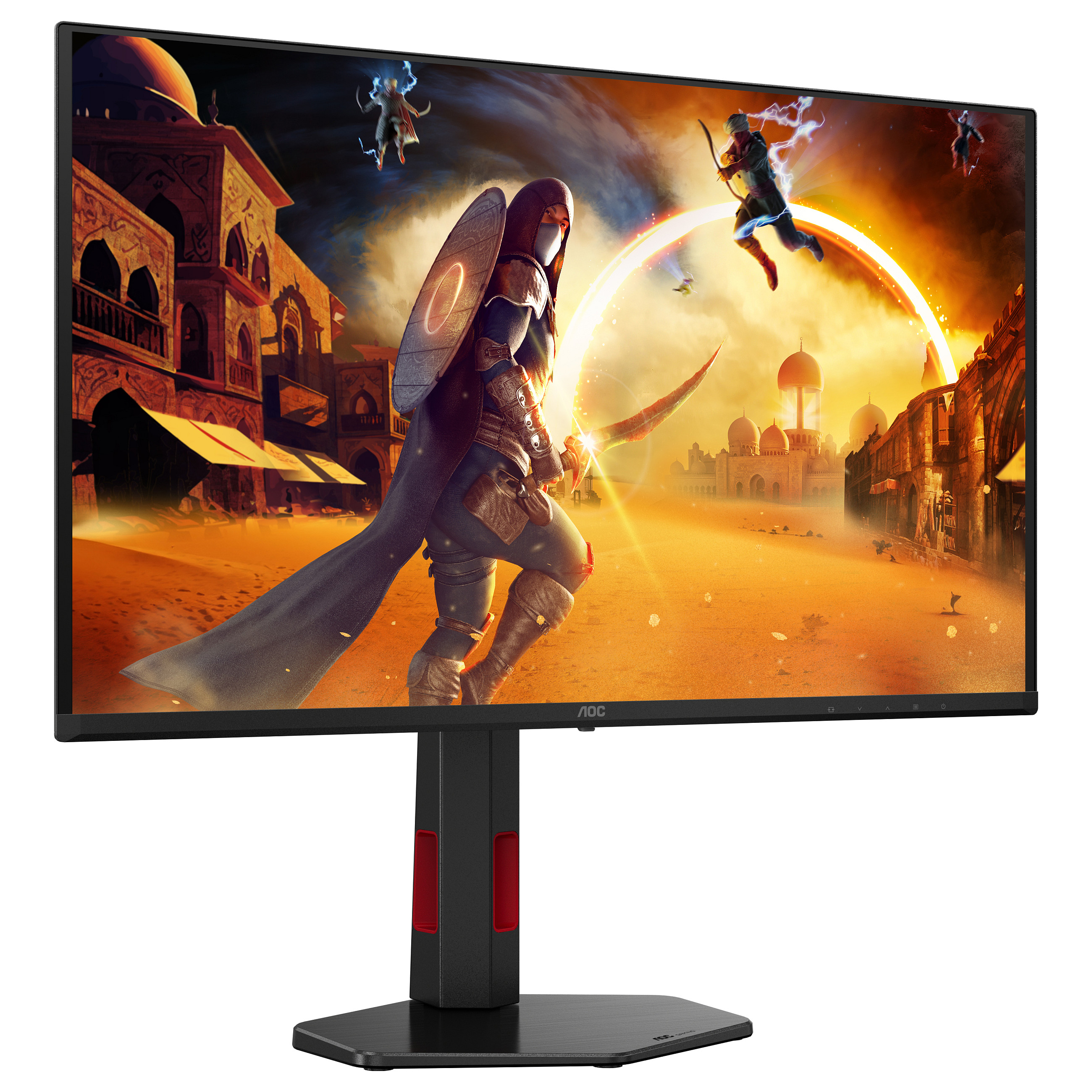Monitor Gaming AOC G4 Q27G4ZDR / 26.5" / QHD QD-OLED / 240Hz / 0.03ms / HDMI+DisplayPort - Zezë/Kuqe - 2