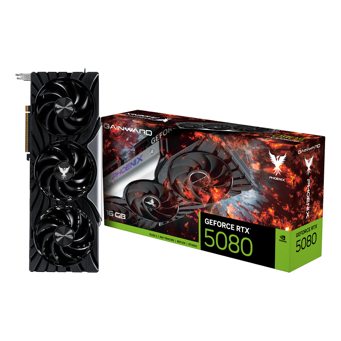 Kartelë Grafike NVIDIA GeForce RTX 5080 / 16GB GDDR7 / 256-bit / Gainward Phoenix V1 - 11
