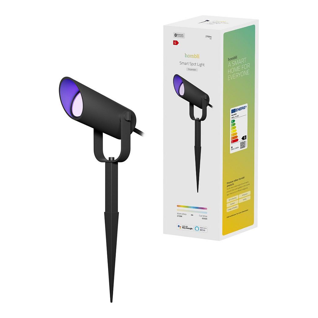 Ndriçues Inteligjent Hombli HBSL-0100 Smart Spot Light, 6W, 270lm, 2700-6500K, RGB, IP65 - Zezë - 2