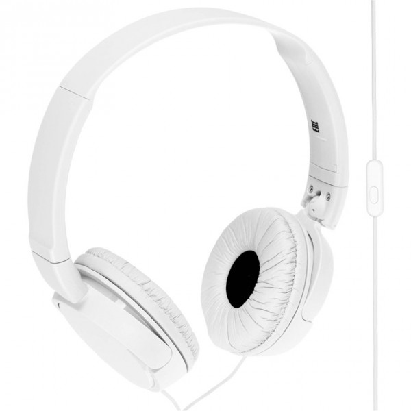 Kufje me kabllo Sony MDR‑ZX110AP / 3.5mm / Driverë 30mm / 12–22.000 Hz / Mikrofon – Bardhë - 2