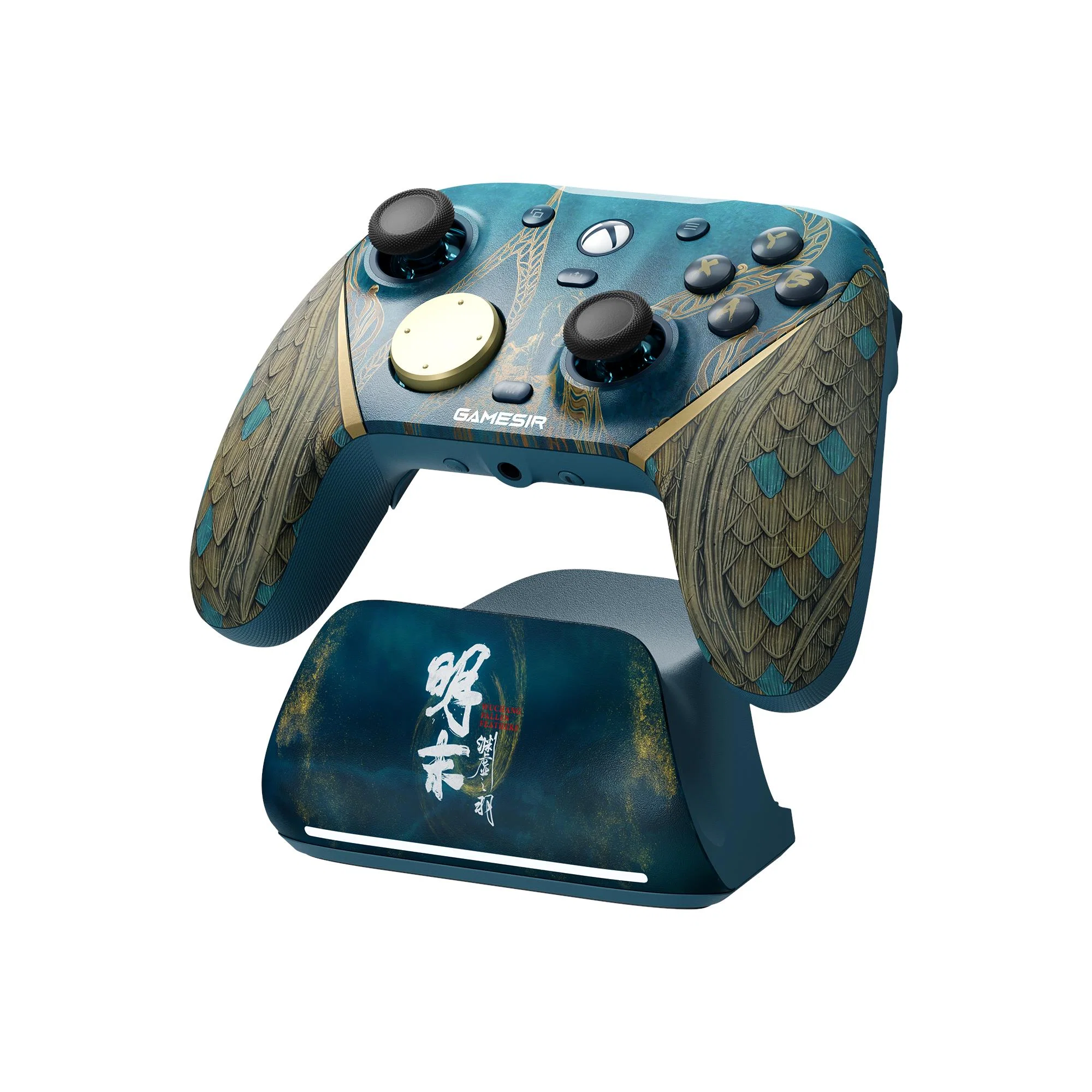 Kontroller për PC / Xbox GameSir G7 Pro Wuchang: Fallen Feathers Edition / Wireless & Wired – Blu/Gjelbër - 5