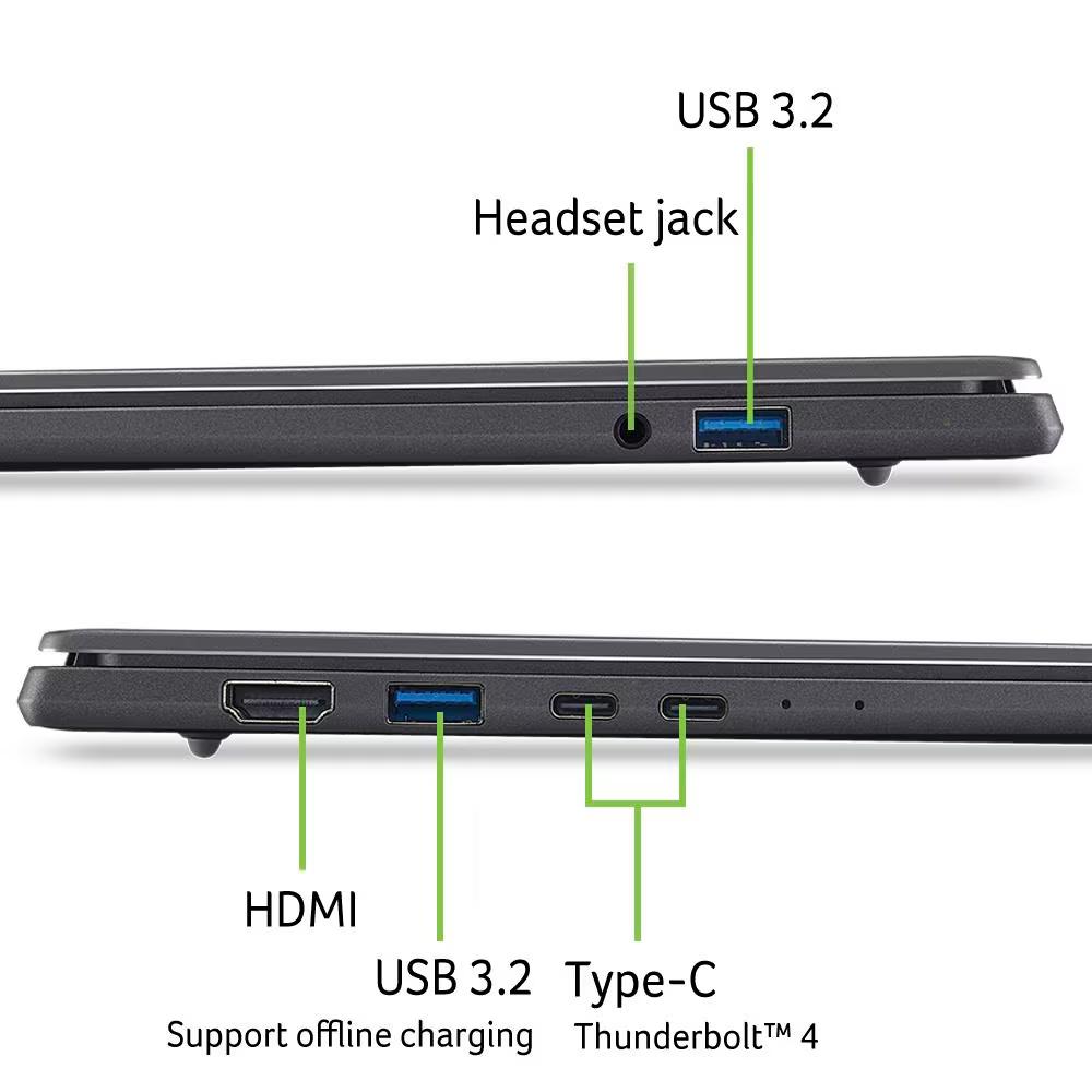 Laptop Acer Swift Go 16 AI SFG16-I71-77NZ / Ultra 7 355 / 16GB LPDDR5X / 512GB / 16" WUXGA OLED / Intel Graphics - Hiri - 10