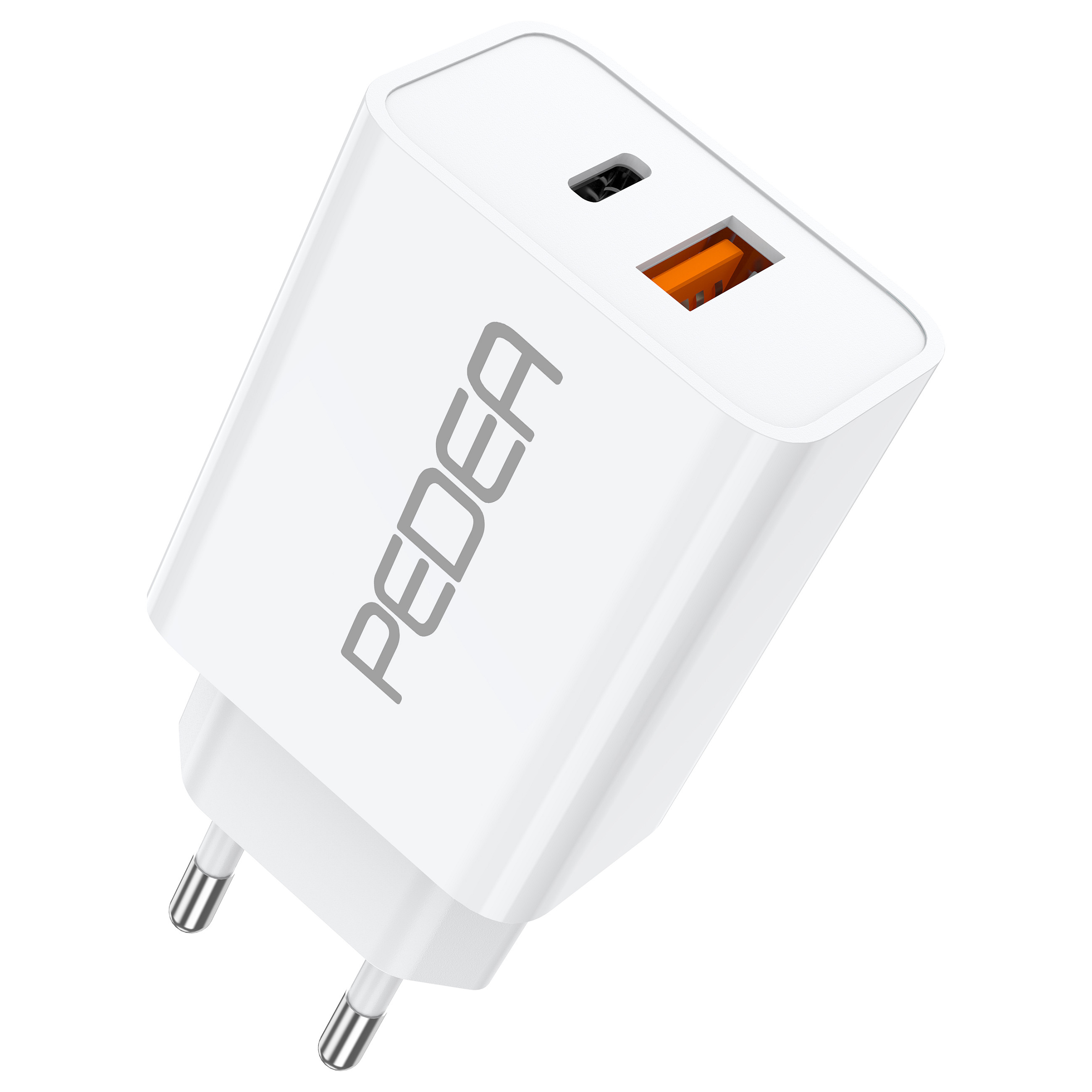 Karikues PEDEA Reiselader Dual / USB-C, USB-A / 20W – Bardhë - 4