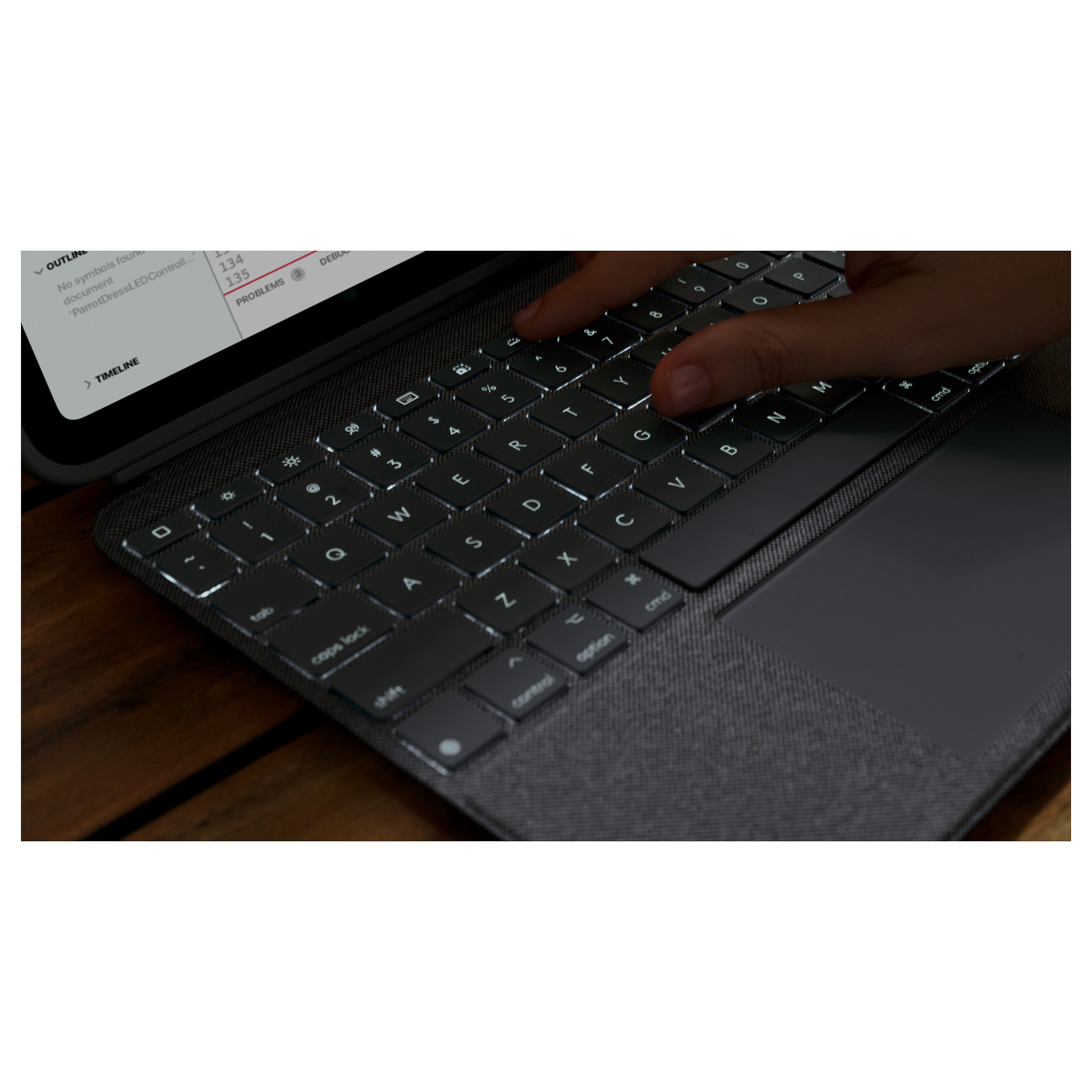 Aksesorë për Tablet Logitech Case & Keyboard Combo Touch iPad (Gjenerata 10) / QWERTY / Smart Connector – Hiri - 9