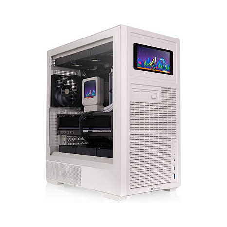 Kasë PC Thermaltake Retro 360 TG / Mid Tower / ATX / 120/140mm Fan Support / Tempered Glass / Retro Design / 360mm Radiator - Bezhë - 6
