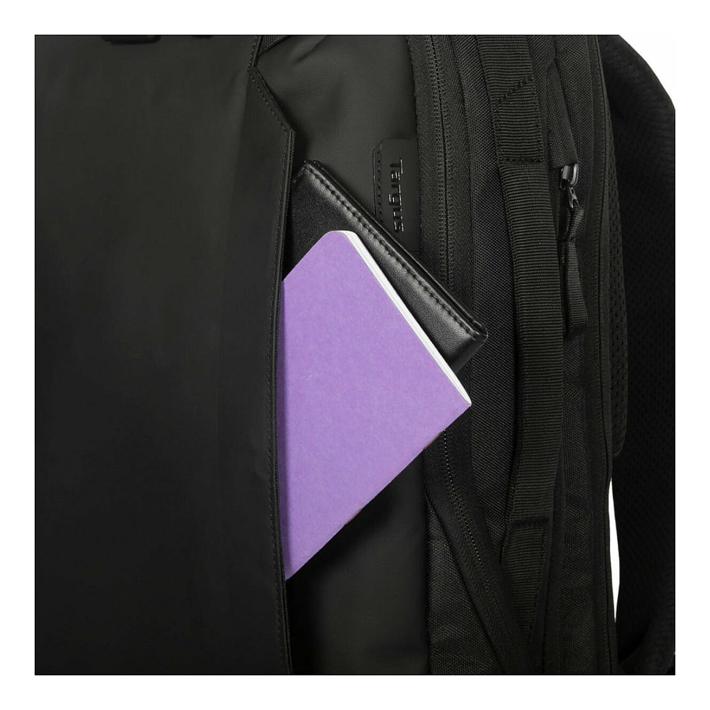 Çantë për laptop Targus Commuter EcoSmart TBB652GL / Backpack / 16" / 16-20 L / Recycled Polyester / Padded Laptop Compartment / USB-C Charging Port - Zezë - 19