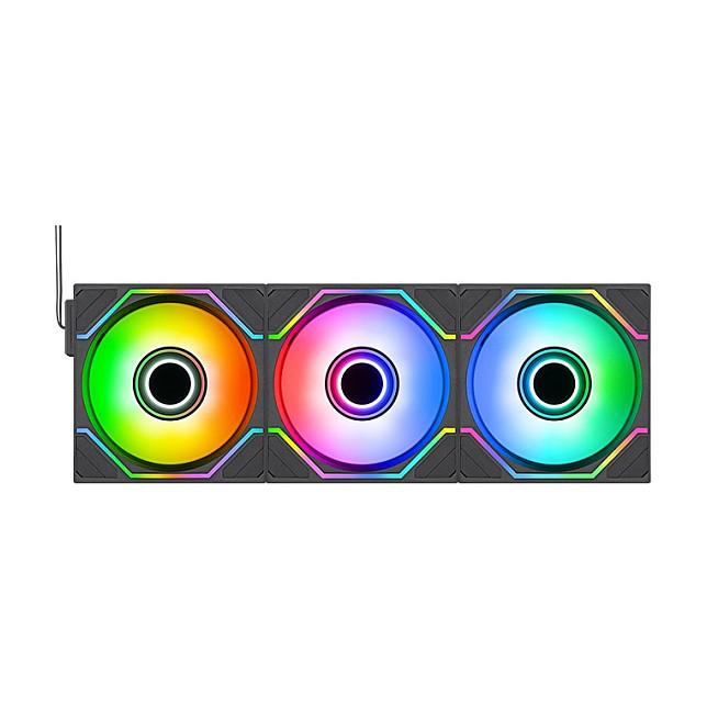 Ftohës për Kasë Thermaltake SWAFAN 140 EX INFINITY ARGB Sync / 3x 140mm / 1800RPM / 85.2 CFM / 2.75mm-H2O / ARGB - Zezë - 3