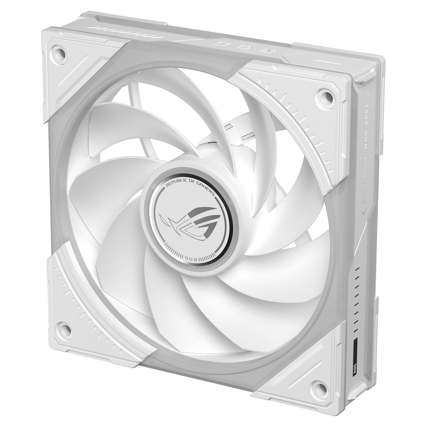 FtohĂ«s pĂ«r KasĂ« ASUS ROG Eurux GR120 / 120mm / 2200 RPM / PWM / ARGB / 3 CopĂ« â BardhĂ« - 12