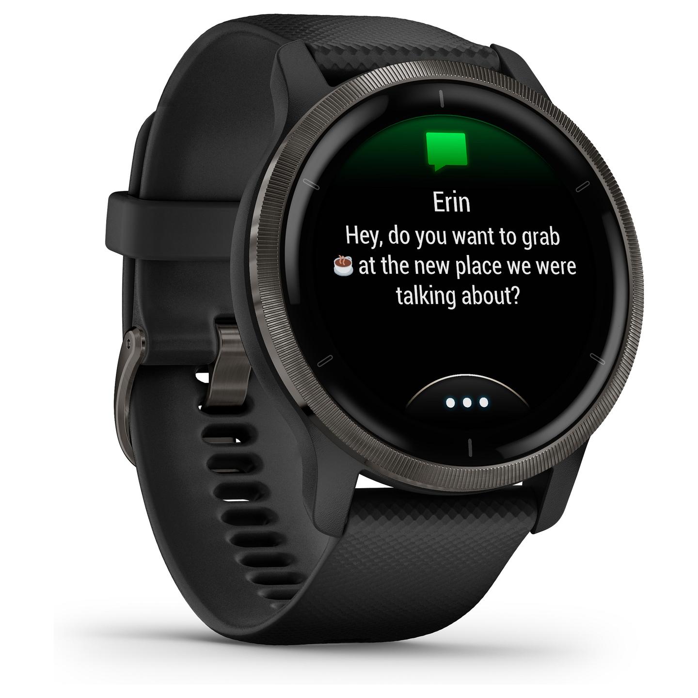 Orë e mençur Garmin Venu 2 / 45mm / AMOLED / GPS / Bluetooth / Wi-Fi - Zezë/Slate - 55