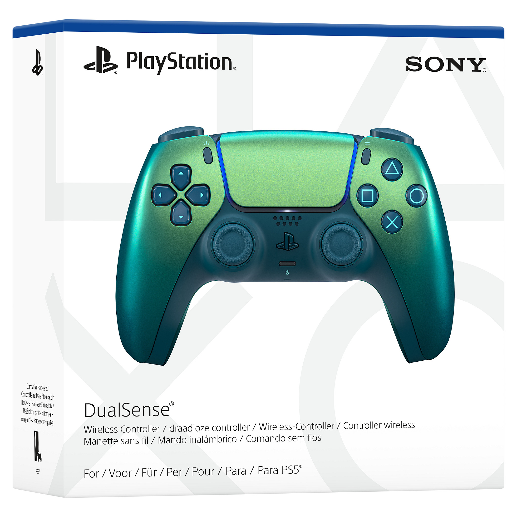 Kontroller Sony DualSense Chroma Teal Edition / Wireless & Wired – Gjelbër - 7