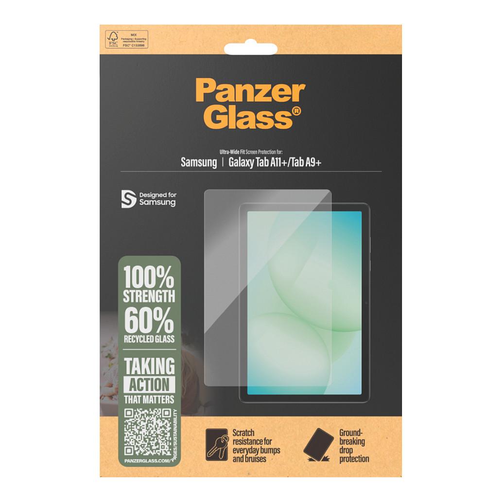 Mbrojtëse për ekran PanzerGlass / Samsung Galaxy Tab A11+ / Tab A9+ / Xham Tempered Glass Ultra-Wide Fit - Transparente - 3
