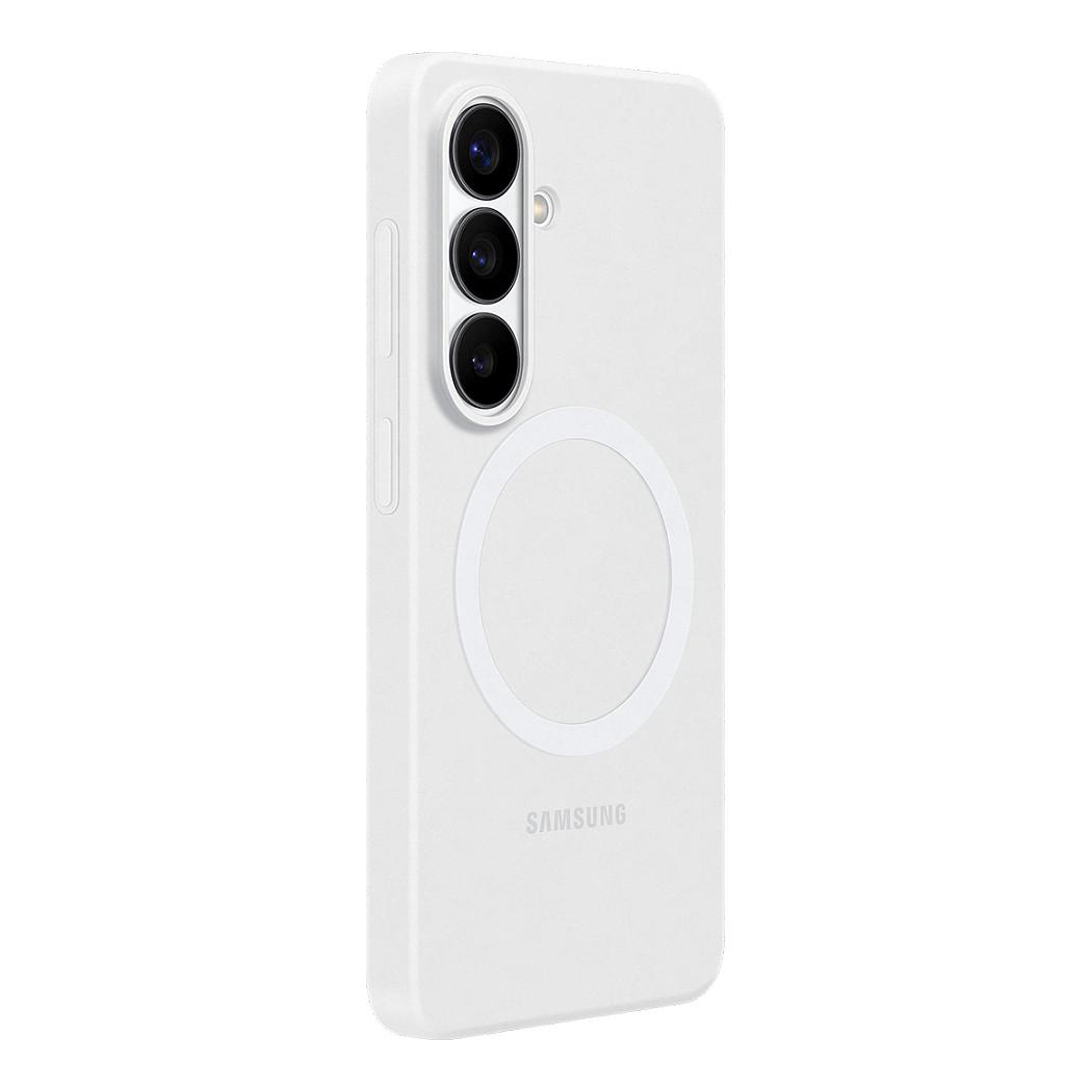 Aksesorë për telefon Samsung Silicone Magnet Case / Galaxy S26 / Silikon / Magnet i Integruar - Bardhë - 2