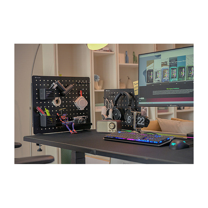 Organizues për Tavolinë Thermaltake GEA-GDP-DPLBLK-01 / 52 x 10.5 x 57.5 cm / Çelik / 10 kg - Zezë - 6