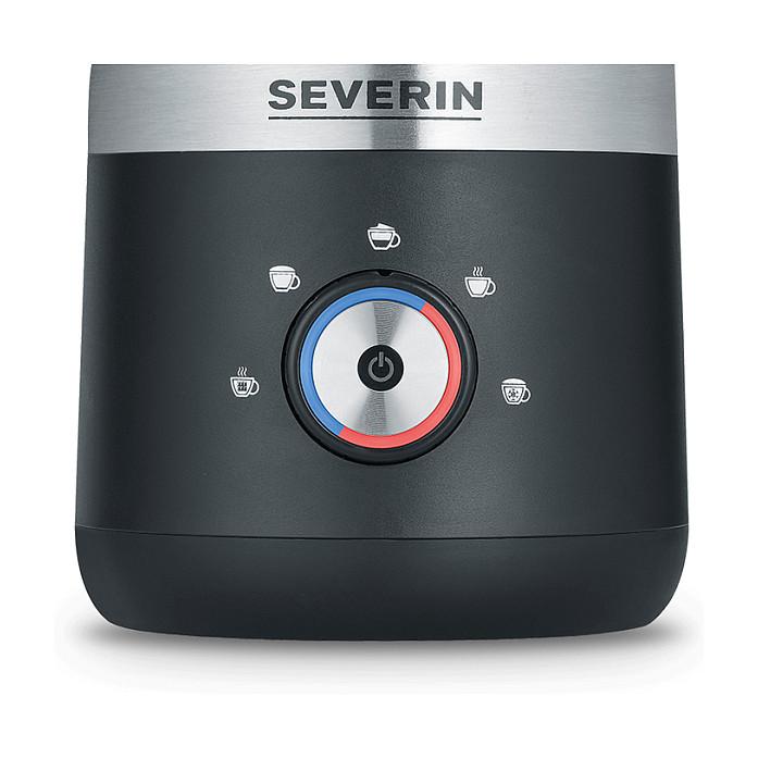 Shkumëzues dhe Ngrohës Qumështi Severin SM 3588, 550W, 300ml, Shkumëzim i Ftohtë dhe i Ngrohtë, 5 Programe - Argjend/Zezë - 5