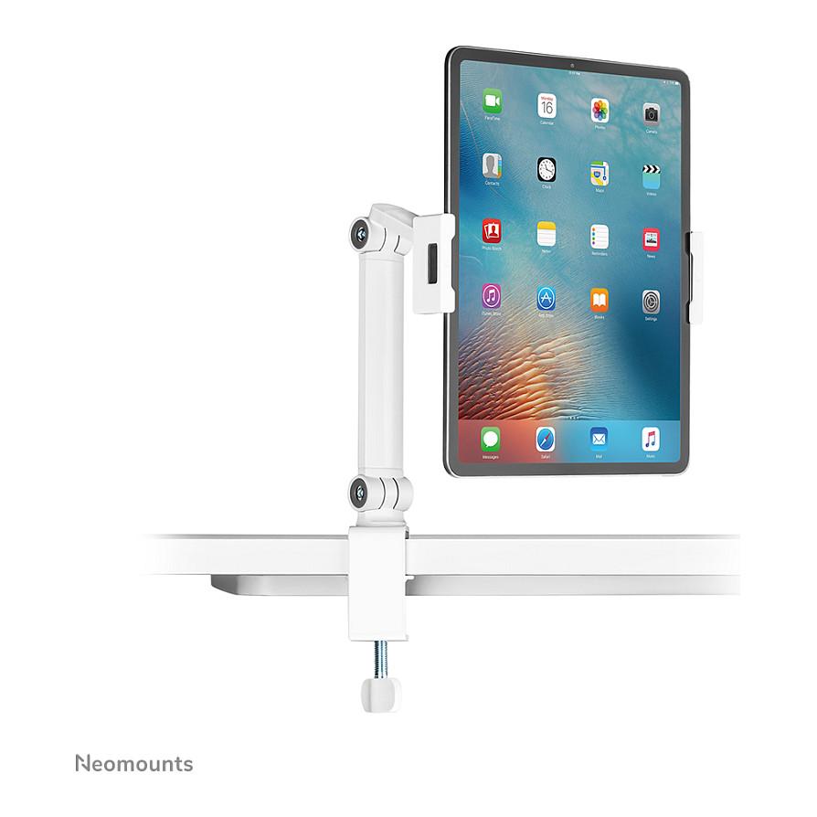 Mbajtëse për Tablet Neomounts DS15-545WH1 / 4.7–12.9" / deri 1kg / Full Motion / Rotacion 360° / Montim në Tavolinë - Bardhë - 4