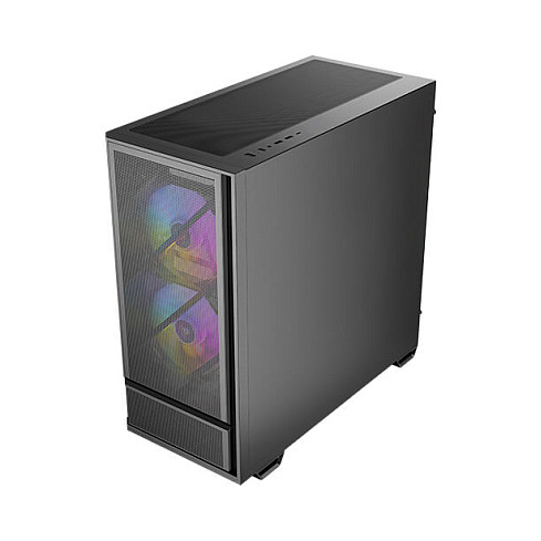Kasë PC Antec P30 ARGB / Midi Tower / ATX / 2x 140mm + 2x 120mm + 1x 120mm ARGB Fan / Tempered Glass + Wood - Zezë - 13