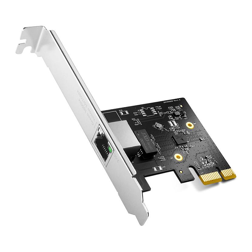 Karta të Rrjetit Cudy PE25 / PCI Express / 1x 2.5 Gigabit LAN RJ45 / 10/100/1000/2500Mbps / Realtek RTL8125 / Low Profile + Full Height - 2