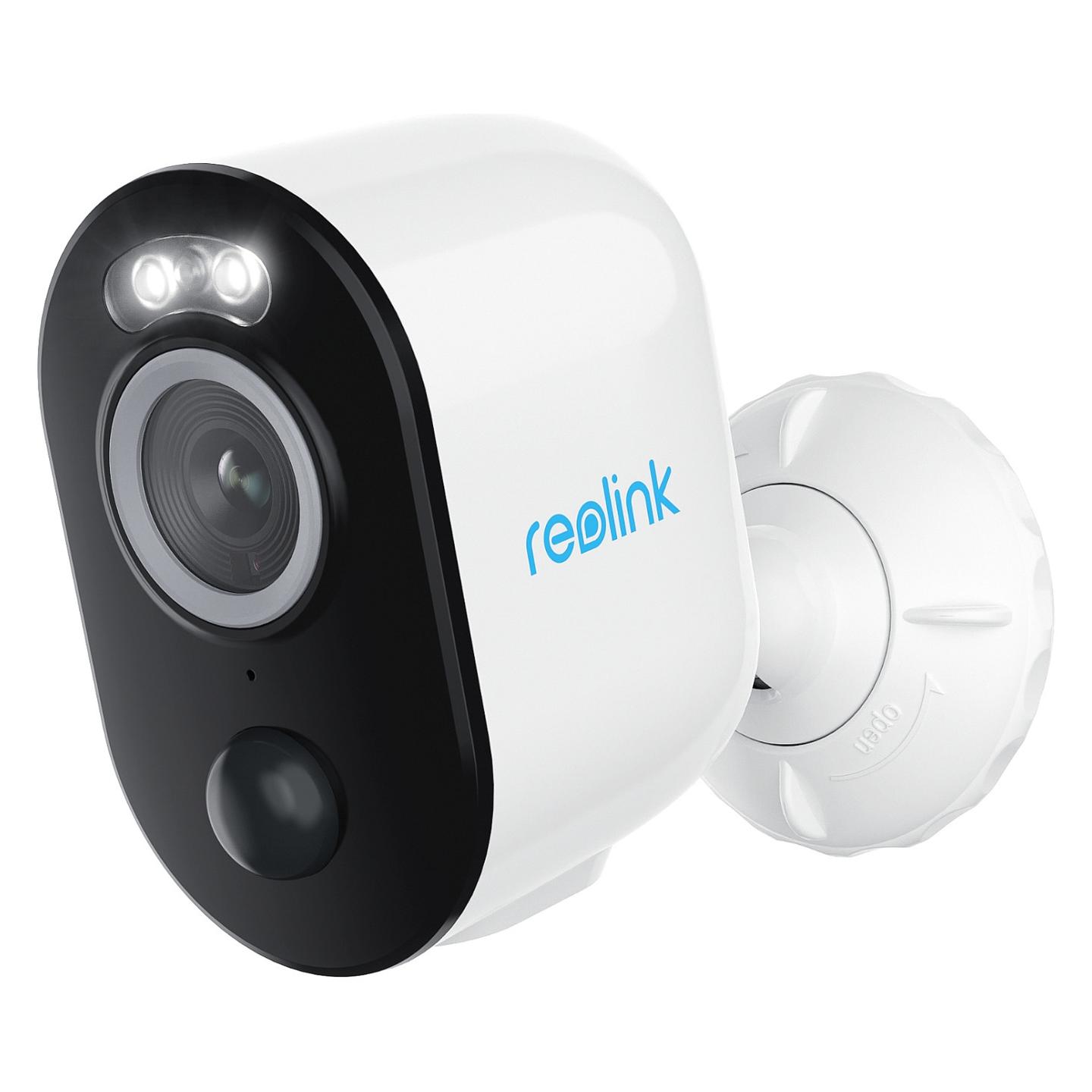 Kamerë Sigurie IP CCTV Reolink Argus Series B330, 5MP, 2.8mm, Wi-Fi Dual-Band, Color Night Vision, AI, 16x Digital Zoom, IP65 - Bardhë