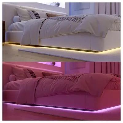 Ndriçues Philips Hue Flux Lightstrip, LED Inteligjent, 10 m, RGBW, 2000 lm, Bluetooth, Zigbee, IP20 – Bardhë - 5