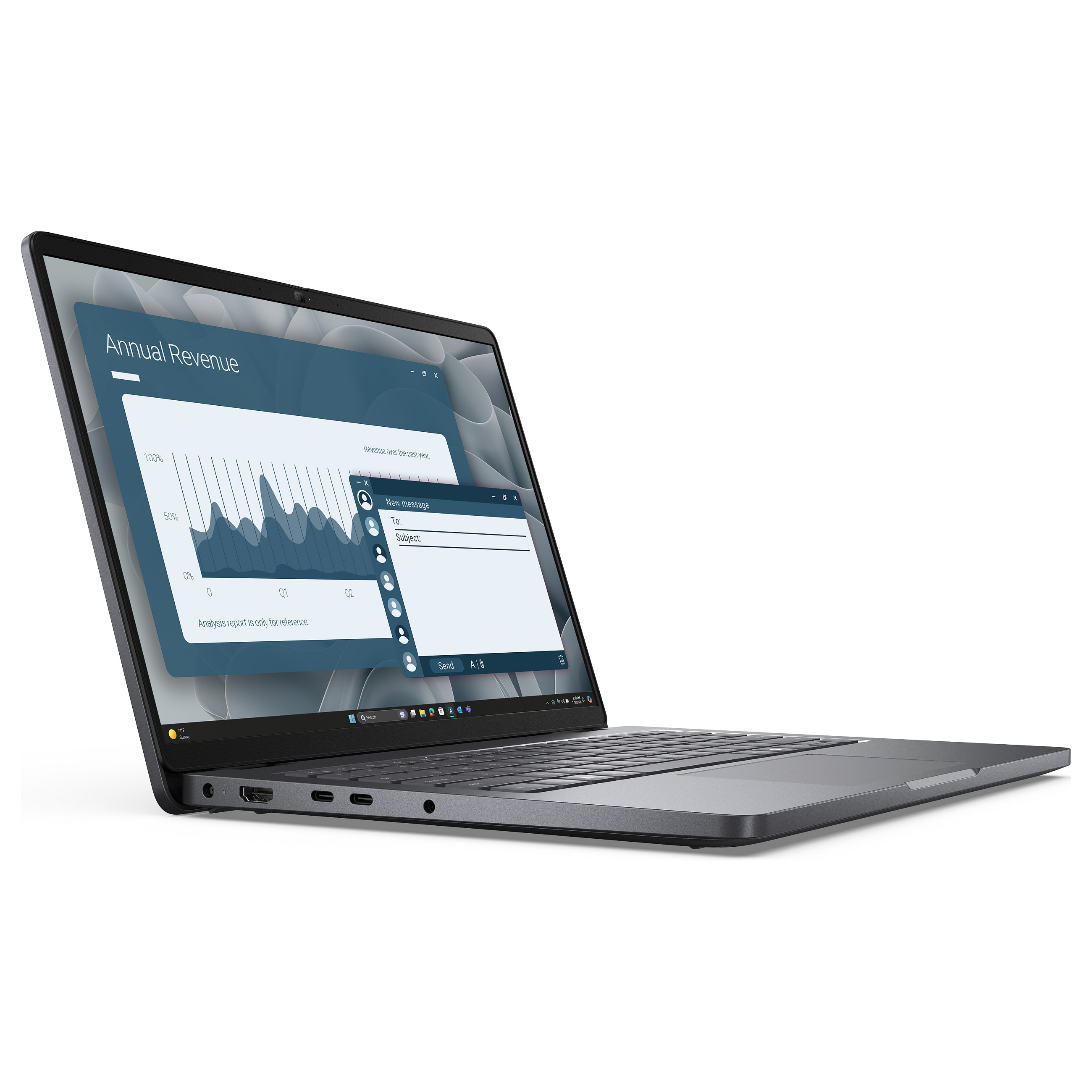 Laptop DELL Pro 14 PC14255 / Ryzen 5 PRO 230 / 16GB DDR5 / 512GB / 14" WUXGA (Full HD+) IPS 60Hz / AMD Radeon 760M - Zezë - 2