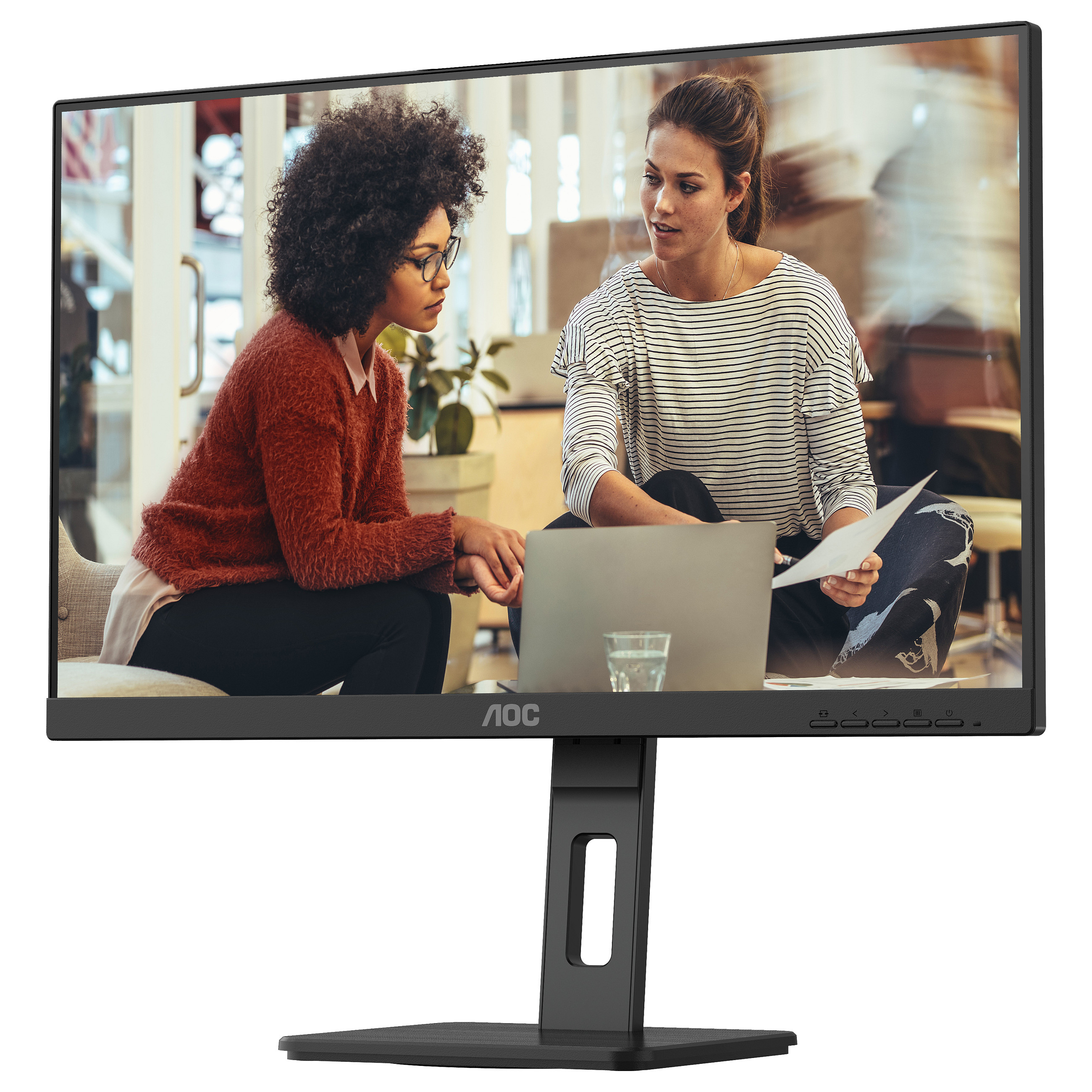 Monitor AOC U27E3UF / 27" / 4K UHD IPS / 60Hz / 4ms / HDMI+DisplayPort+USB - Zezë - 3
