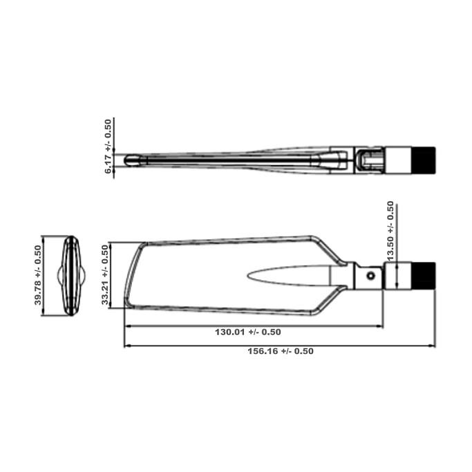 Antena pĂ«r rrjet Delock 12408, LTE/WLAN 2.4/5GHz, 1â4dBi, Omnidireksionale, SMA Male - ZezĂ« - 3