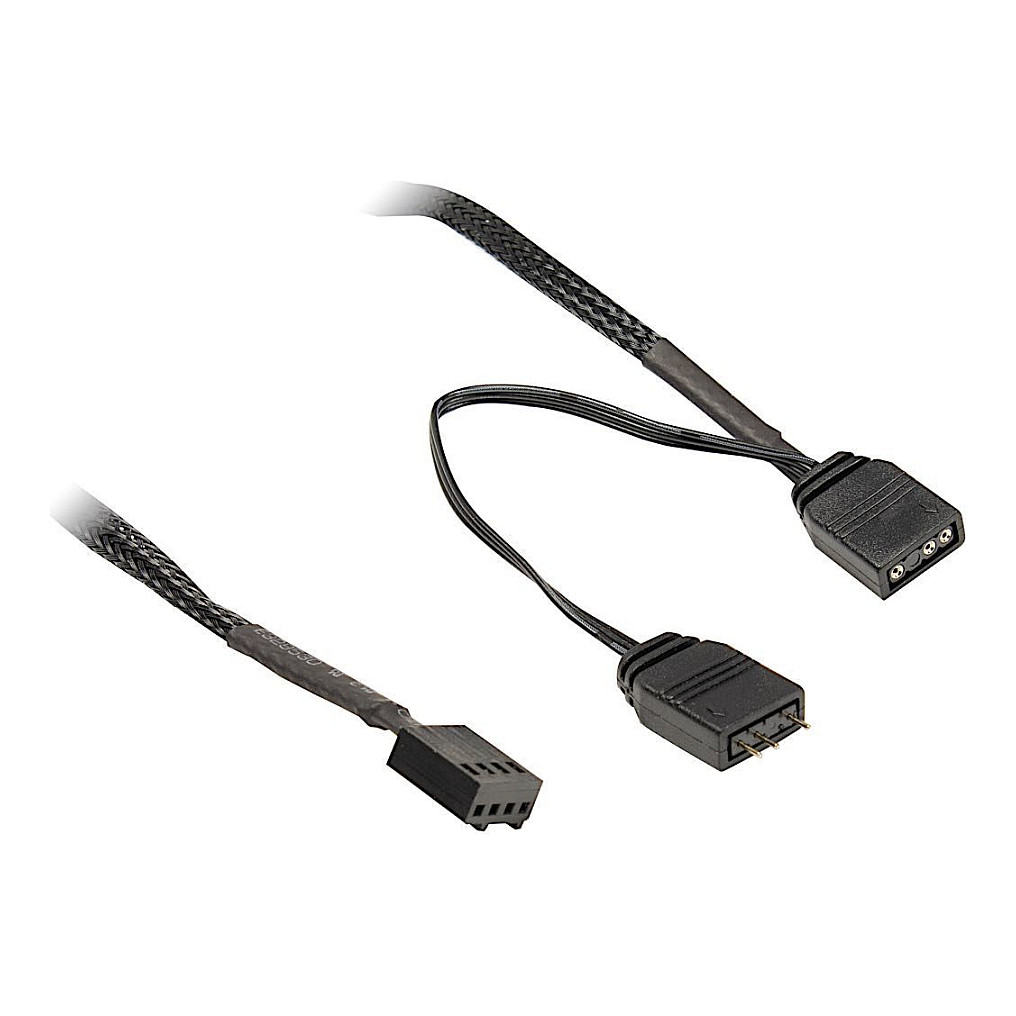 Ftohës për Kasë Inter-Tech Argus L-12025W / 120mm / 25mm / PWM / ARGB / 24 LED – Bardhë - 3