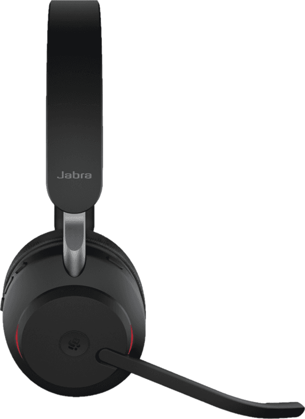 Kufje pa kabllo Jabra Evolve2 65 MS Mono / On-Ear / Bluetooth + USB-A / Mono / NC / Mikrofon – Zezë - 2