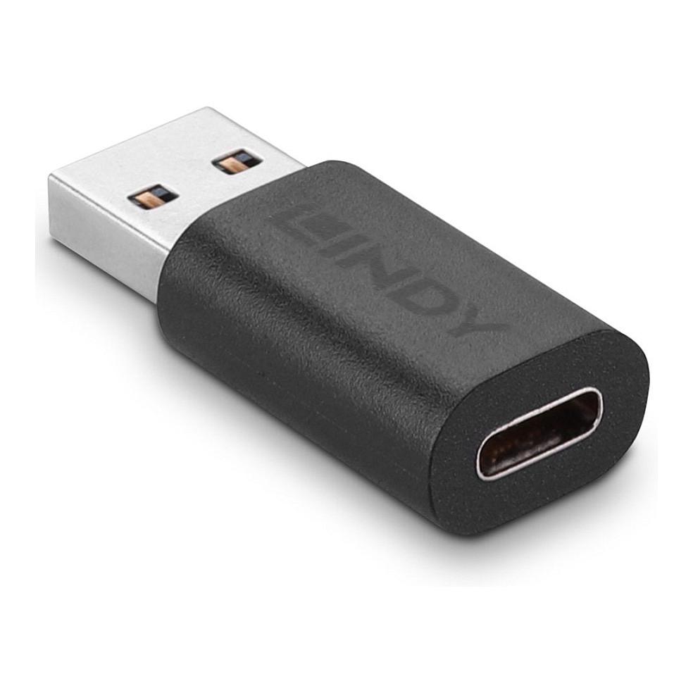 Adapter USB Lindy 41904 / USB-A në USB-C / USB 3.2 Gen 2 / 10 Gbit/s - 2