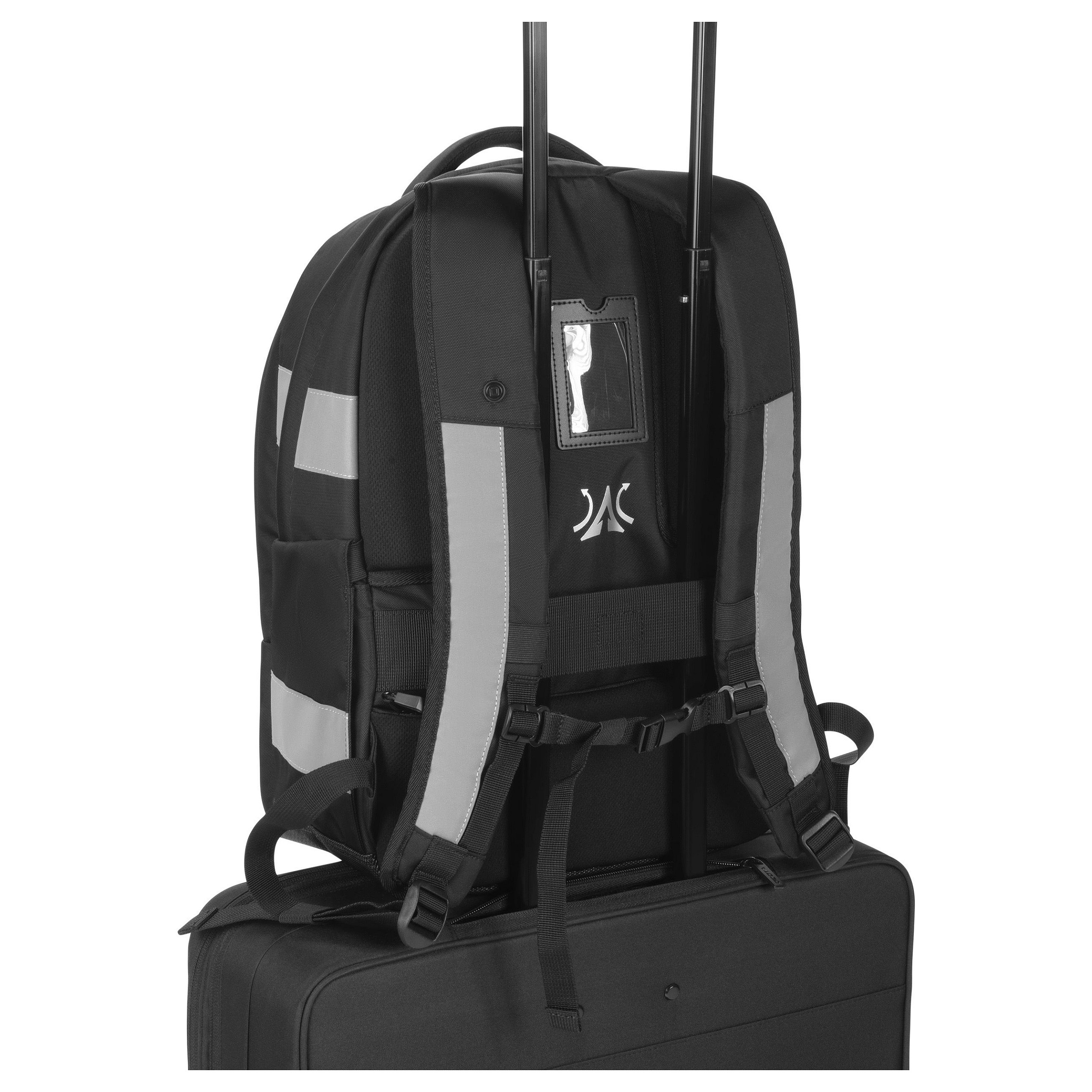 Çantë DICOTA Hi-Vis V2 / 15.6" / 25L / 600D rPET / Reflective / Rain Cover - Zezë - 9