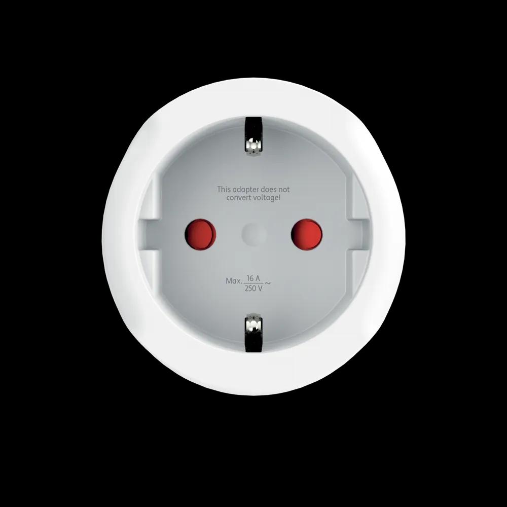 Adapter Universal SKROSS Europe to United Kingdom, 2 copë, 100–250V, 13A - Bardhë - 3