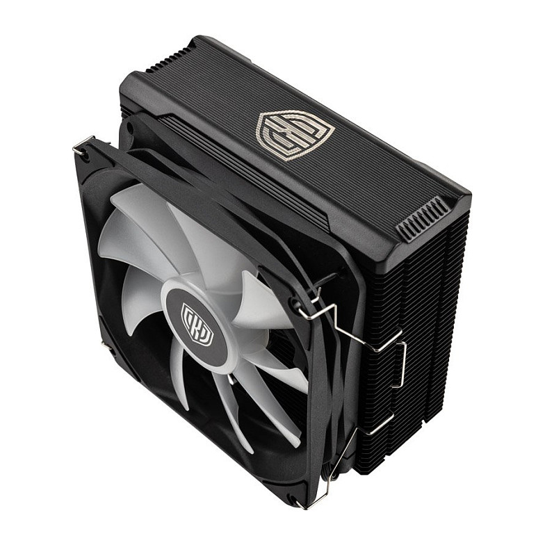 Ftohës për Procesor Kolink Umbra EX180 ARGB / 180W TDP / 4×6mm Heatpipe / 120mm PWM Fan / ARGB / LGA115x/1200/1700/20XX / AM4/AM5 – Zezë - 2