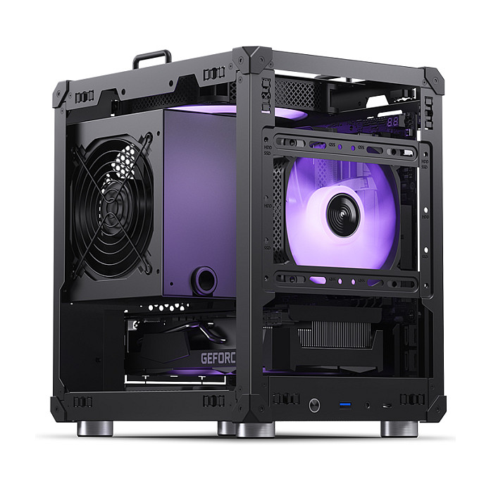 Kasë PC JONSBO C6 Handle / Mini Tower / Micro-ATX / Mini-ITX / Mesh - Zezë - 27
